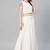 SHUBHKALA WHITE THREAD embroidered GEORGETTE SEMI STITCHED LEHENGA WITH KOTI
