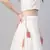 SHUBHKALA WHITE THREAD embroidered GEORGETTE SEMI STITCHED LEHENGA WITH KOTI