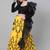 SHUBHKALA YELLOW EMBROIDERED ART SILK SEMI STITCHED LEHENGA WITH DUPATTA