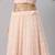 SHUBHKALA PEACH EMBROIDERED GEORGETTE SILK SEMI STITCHED LEHENGA WITH DUPATTA