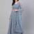 SHUBHKALA grey net embroidered   Choli Blouse with   Lehenga Ghagra with    Dupatta