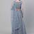 SHUBHKALA grey net embroidered   Choli Blouse with   Lehenga Ghagra with    Dupatta
