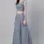 SHUBHKALA grey net embroidered   Choli Blouse with   Lehenga Ghagra with    Dupatta