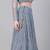 SHUBHKALA grey net embroidered   Choli Blouse with   Lehenga Ghagra with    Dupatta