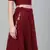 SHUBHKALA maroon net embroidered   Choli Blouse with   Lehenga Ghagra with    Dupatta