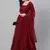 SHUBHKALA maroon net embroidered   Choli Blouse with   Lehenga Ghagra with    Dupatta