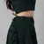 SHUBHKALA dark-green georgette embroidered   Choli Blouse with   Lehenga Ghagra with    Dupatta