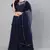 SHUBHKALA navy-blue net embroidered   Choli Blouse with   Lehenga Ghagra with    Dupatta