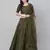 SHUBHKALA olive net embroidered   Choli Blouse with   Lehenga Ghagra with    Dupatta