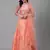 SHUBHKALA orange net embroidered   Choli Blouse with   Lehenga Ghagra with    Dupatta