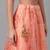 SHUBHKALA orange net embroidered   Choli Blouse with   Lehenga Ghagra with    Dupatta