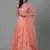 SHUBHKALA orange net embroidered   Choli Blouse with   Lehenga Ghagra with    Dupatta