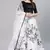 SHUBHKALA white organza embroidered   Choli Blouse with   Lehenga Ghagra with    Dupatta