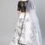 SHUBHKALA white organza embroidered   Choli Blouse with   Lehenga Ghagra with    Dupatta