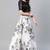 SHUBHKALA white organza embroidered   Choli Blouse with   Lehenga Ghagra with    Dupatta