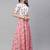 SHUBHKALA pink crepe printed   Choli Blouse with   Lehenga Ghagra with    Dupatta