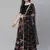 SHUBHKALA black crepe printed   Choli Blouse with   Lehenga Ghagra with    Dupatta