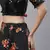 SHUBHKALA black crepe printed   Choli Blouse with   Lehenga Ghagra with    Dupatta