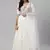 SHUBHKALA white georgette brasso   Choli Blouse with   Lehenga Ghagra with    Dupatta