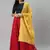 SHUBHKALA red georgette brasso   Choli Blouse with   Lehenga Ghagra with    Dupatta