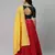 SHUBHKALA red georgette brasso   Choli Blouse with   Lehenga Ghagra with    Dupatta