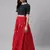 SHUBHKALA red georgette brasso   Choli Blouse with   Lehenga Ghagra with    Dupatta