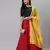 SHUBHKALA red georgette brasso   Choli Blouse with   Lehenga Ghagra with    Dupatta