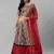 SHUBHKALA grey art_silk printed   Choli Blouse with   Lehenga Ghagra with    Dupatta