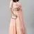 SHUBHKALA peach net embroidered   Choli Blouse with   Lehenga Ghagra with    Dupatta