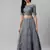 SHUBHKALA grey net embroidered   Choli Blouse with   Lehenga Ghagra with    Dupatta