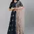 SHUBHKALA teal-blue georgette embroidered   Choli Blouse with   Lehenga Ghagra with    Dupatta