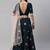 SHUBHKALA teal-blue georgette embroidered   Choli Blouse with   Lehenga Ghagra with    Dupatta
