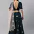 SHUBHKALA teal-blue georgette embroidered   Choli Blouse with   Lehenga Ghagra with    Dupatta