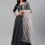 SHUBHKALA dark-blue georgette brasso   Choli Blouse with   Lehenga Ghagra with    Dupatta