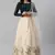 SHUBHKALA beige art_silk embroidered   Choli Blouse with   Lehenga Ghagra with    Dupatta