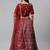 SHUBHKALA maroon silk printed   Choli Blouse with   Lehenga Ghagra with    Dupatta