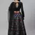 SHUBHKALA black silk printed   Choli Blouse with   Lehenga Ghagra with    Dupatta