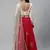 SHUBHKALA rani-pink georgette printed   Choli Blouse with   Lehenga Ghagra with    Dupatta