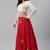 SHUBHKALA rani-pink georgette printed   Choli Blouse with   Lehenga Ghagra with    Dupatta
