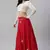 SHUBHKALA rani-pink georgette printed   Choli Blouse with   Lehenga Ghagra with    Dupatta