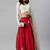 SHUBHKALA rani-pink georgette printed   Choli Blouse with   Lehenga Ghagra with    Dupatta