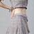 SHUBHKALA violet net embroidered   Choli Blouse with   Lehenga Ghagra with    Dupatta