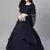 SHUBHKALA navy-blue net printed   Choli Blouse with   Lehenga Ghagra with    Dupatta