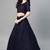 SHUBHKALA navy-blue net printed   Choli Blouse with   Lehenga Ghagra with    Dupatta