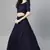 SHUBHKALA navy-blue net printed   Choli Blouse with   Lehenga Ghagra with    Dupatta