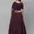 SHUBHKALA purple net embroidered   Choli Blouse with   Lehenga Ghagra with    Dupatta