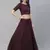 SHUBHKALA purple net embroidered   Choli Blouse with   Lehenga Ghagra with    Dupatta