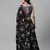 SHUBHKALA black silk printed   Choli Blouse with   Lehenga Ghagra with    Dupatta