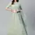 SHUBHKALA light-green net embroidered   Choli Blouse with   Lehenga Ghagra with    Dupatta