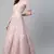 SHUBHKALA light-pink net embroidered   Choli Blouse with   Lehenga Ghagra with    Dupatta